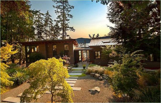 Facaden af Saturna Island Retreat