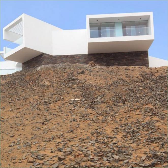 Moderne strandhus i Cerro Azul