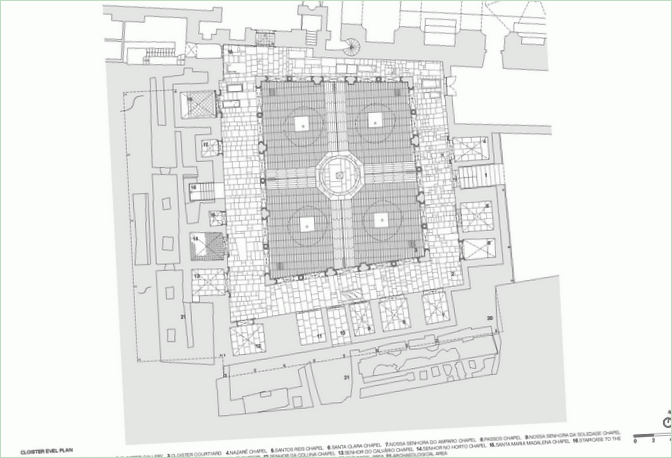 Plan for Silence Cloister