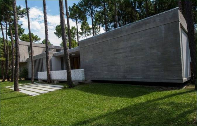 Monolitisk betonvilla