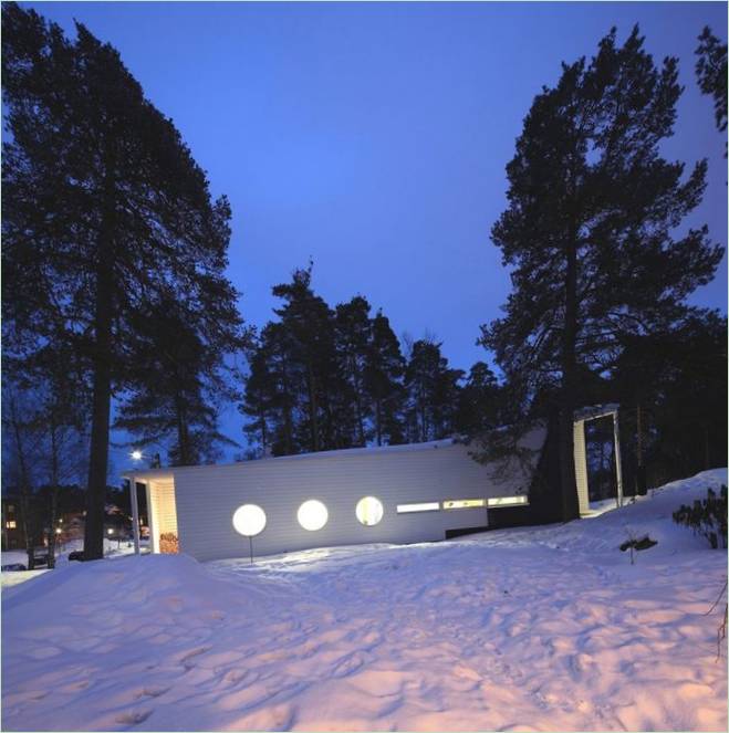 Et moderne design til et skovhus i Finland