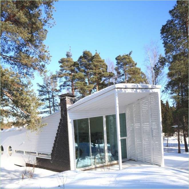 Moderne skovhusdesign i Finland