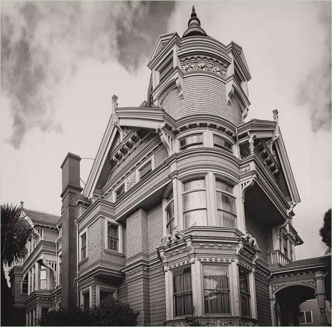 Det udvendige af Haas-Lilienthal-huset i San Francisco
