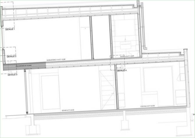 Husplan af Prado Arquitectos