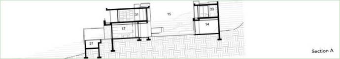 Plan for Hillside House