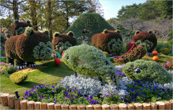 En symfoni af mennesker og natur i Hamamatsu Park Udstilling