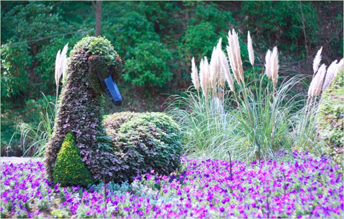 En symfoni af mennesker og natur i Hamamatsu Park Udstilling