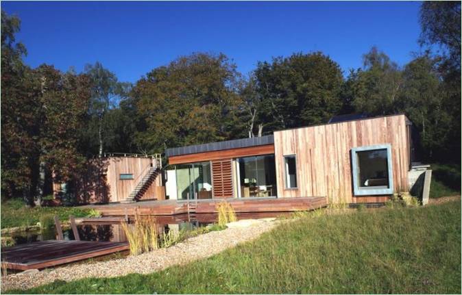 Hus i Sydengland i New Forest National Park