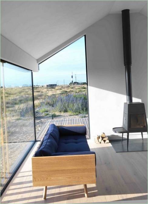 Stuen i det moderne landsted Pobble House