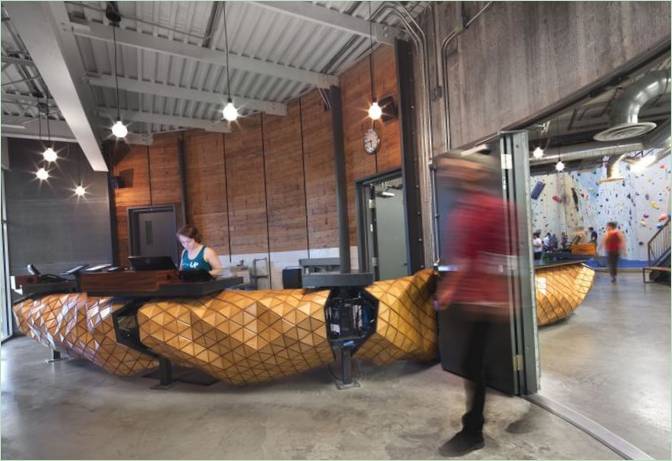 Allez-Up klatrevæg cafeteria