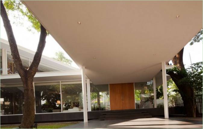 Panya Pattanakarn Villa hovedindgangen