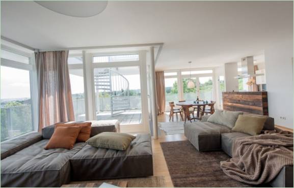 Opholdsstue i Nussberg Penthouse