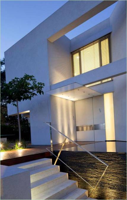 Udvendigt design af CH House i Tel Aviv