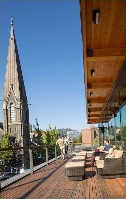 Et moderne kontor i Portland
