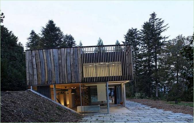 Træfacaderne i D-huset