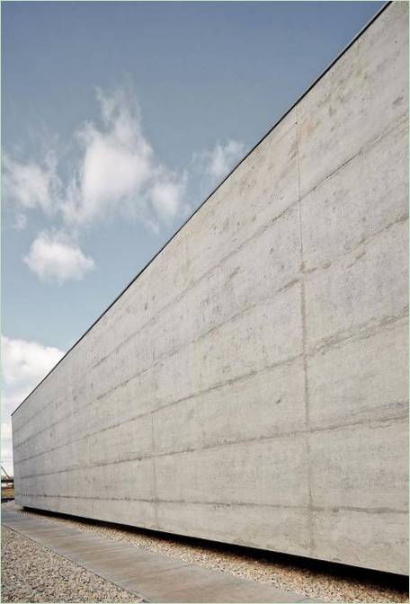 En facade af beton