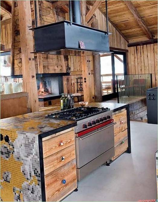 Design af hytter i Alperne af Lionel Jadot