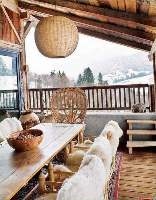 Arkitekt Lionel Jadots chaletdesign i Alperne