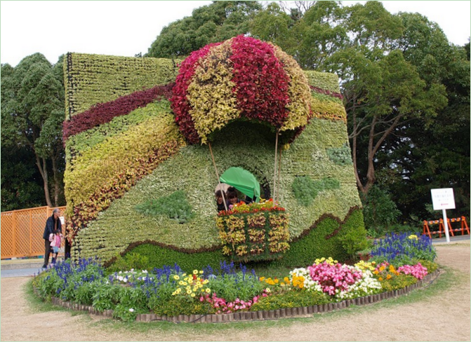 En symfoni af mennesker og natur i Hamamatsu Park Udstilling