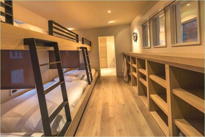 Interiør af et soveværelse i Martis Camp Residence Lot 189