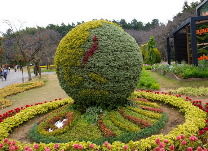 En symfoni af mennesker og natur i Hamamatsu Park Udstilling