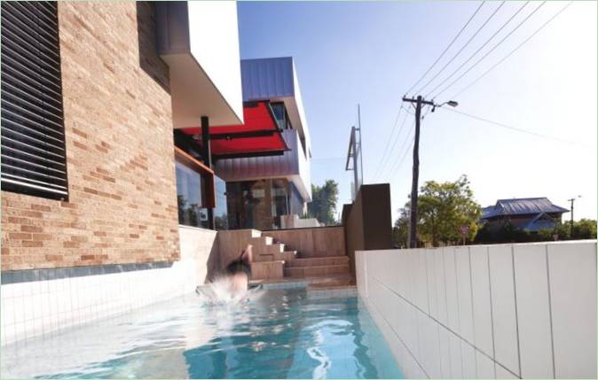 Moderne hus i South Perth i Australien