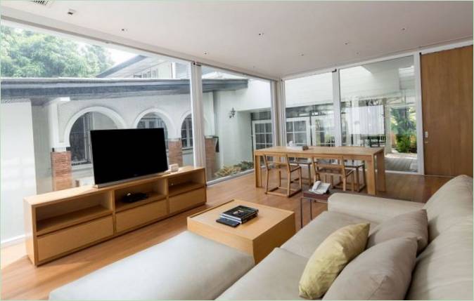 Interiør af Villa Sukhumvit i Thailand