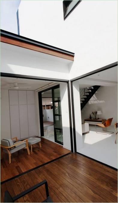 Ustandard hus design: glasdøre