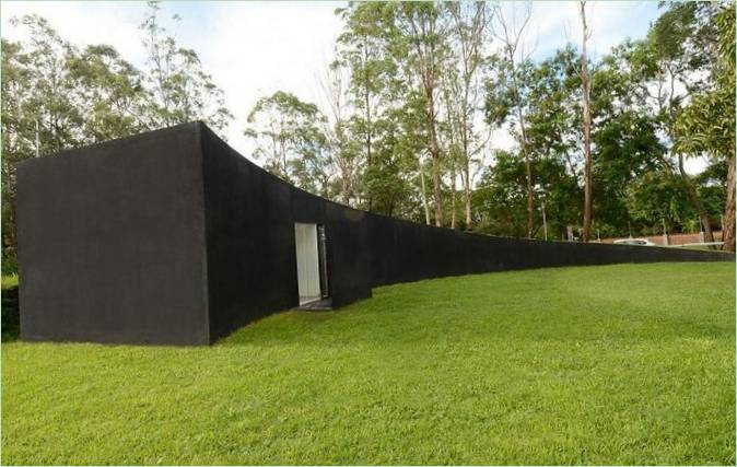Moderne kinesisk mønthus af Juan Carlos Menacho, Santa Cruz de la Sierra, Bolivia