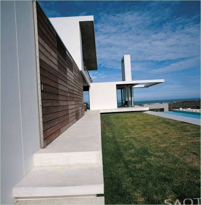 Moderne villa med gårdhave på Vame strand, Sydafrika