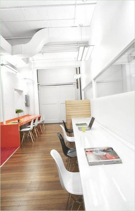 Design af renoveringen af Red Rock-bygningen