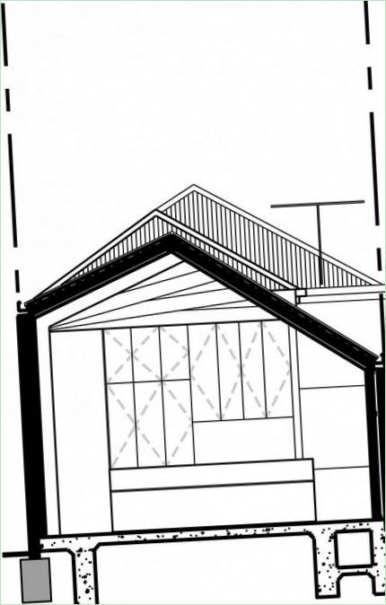 Klassisk victoriansk korssting House blueprint