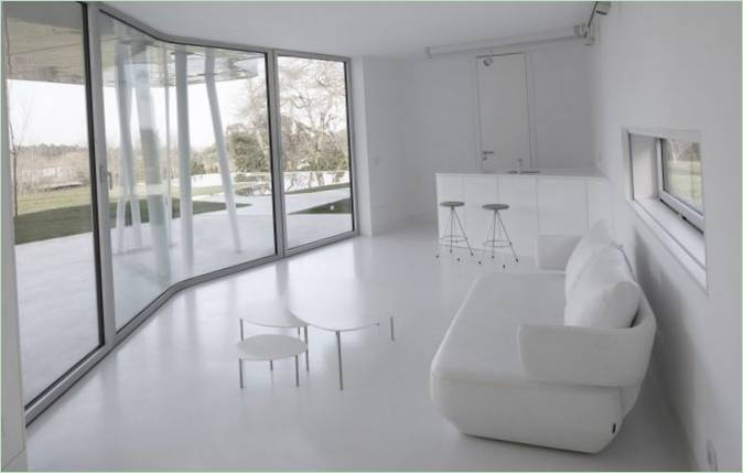 Projekt af huset Casa V i Oleiros
