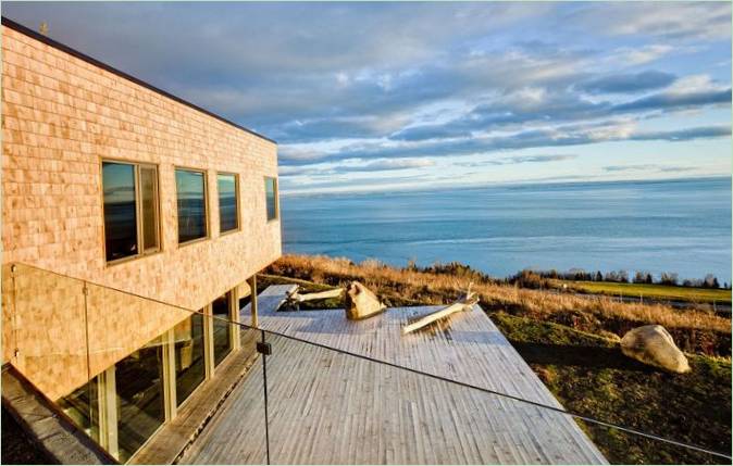 Terrassen med en fantastisk panoramaudsigt