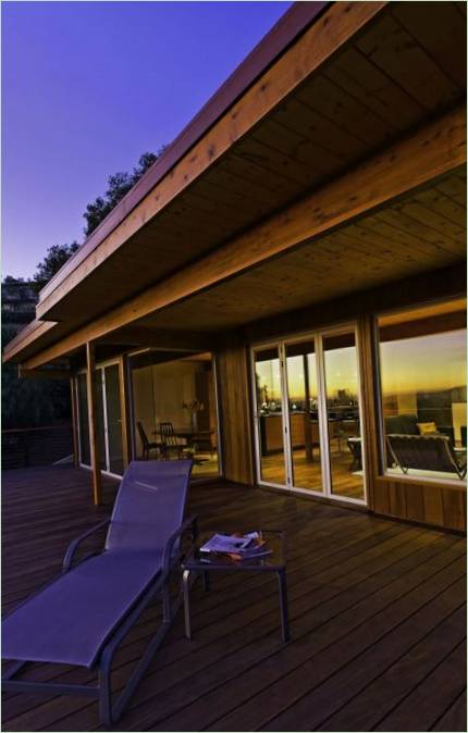 Veranda på Mid-Century Modern Residence