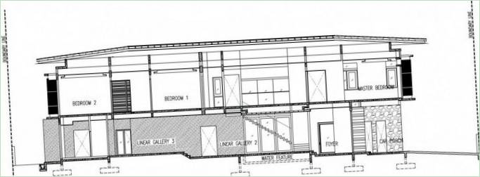 29 design skematisk diagram af en privat bolig Zeta House