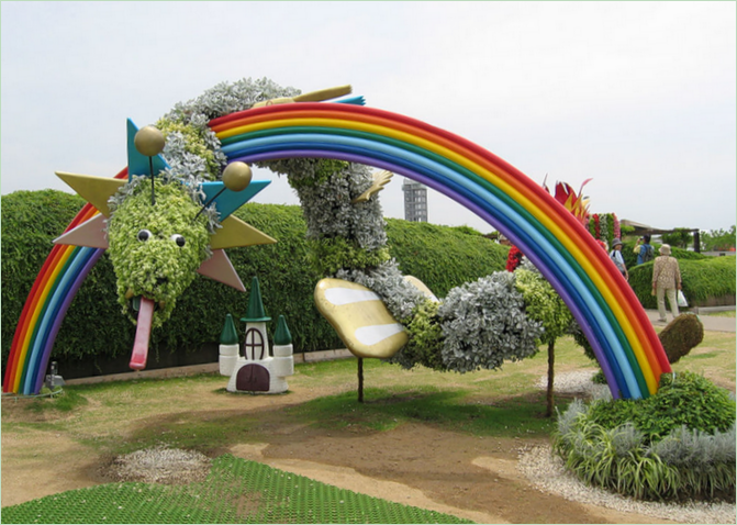 En symfoni af mennesker og natur i Hamamatsu Park