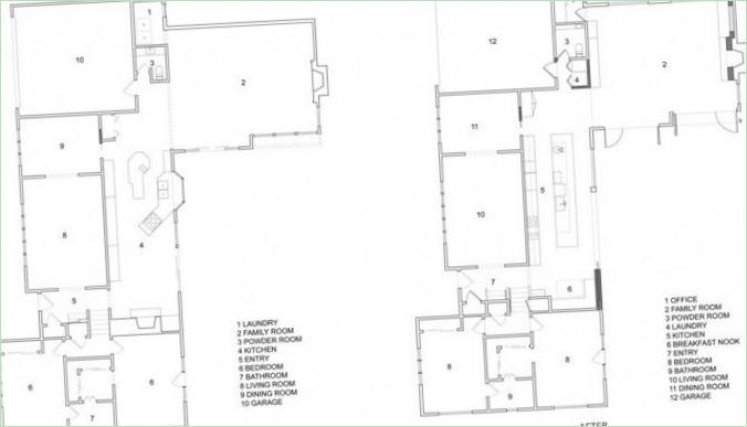 Moraga Residence Plan i Californien