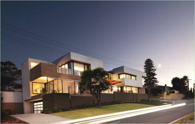Et moderne hus i South Perth i Australien