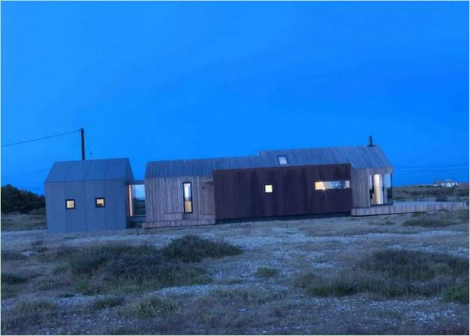 Designet af Pobble House, et moderne landhus