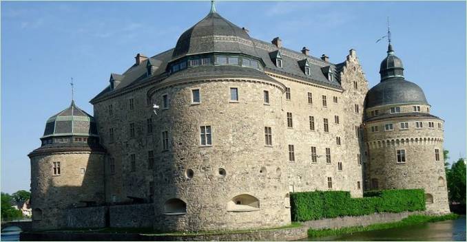 Örebro Slot, ø i Svartån-floden, Sverige