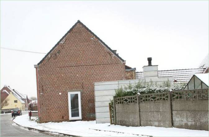 Projekt for et hus H i Belgien