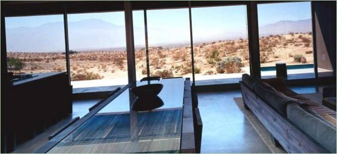 Panoramavinduer i privat hus Desert House