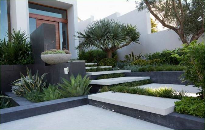 Et hjem med et markant landskabsdesign af Tim Davies Landscaping, Perth, Australien