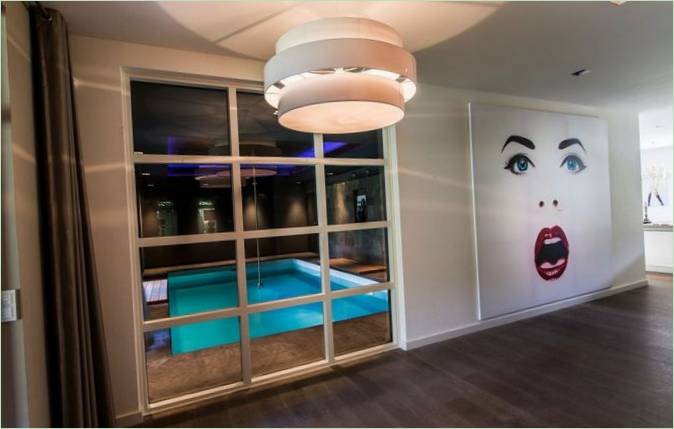Indretning af Wellness-villaen i Holland
