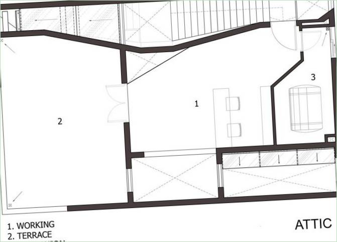 NHA DAN ARCHITECT Folding Wall House blueprint