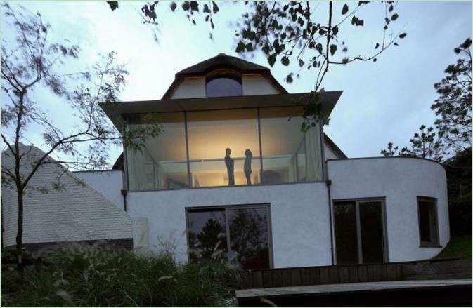 Designet af det renoverede hus N