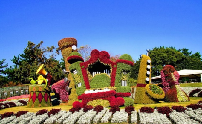 En symfoni af mennesker og natur i Hamamatsu Park Udstilling