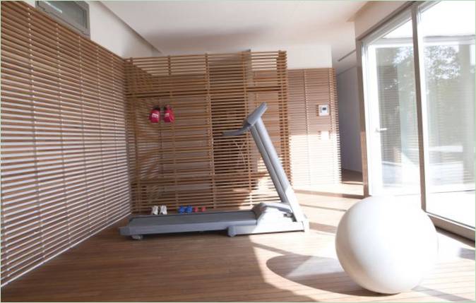Fitnesscenter på Villa i Mendrisio i Schweiz