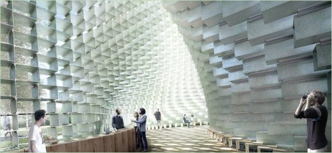 Projekter af Bjarke Ingels, ung arkitekt fra Danmark - Serpentine Gallery i London. Foto 2 Projekter af Bjarke Ingels, ung arkitekt fra Danmark - Serpentine Gallery i London. Foto 2